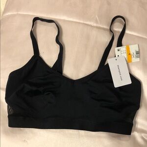 Breezely Black Seamless Bralette - Lightweight Support